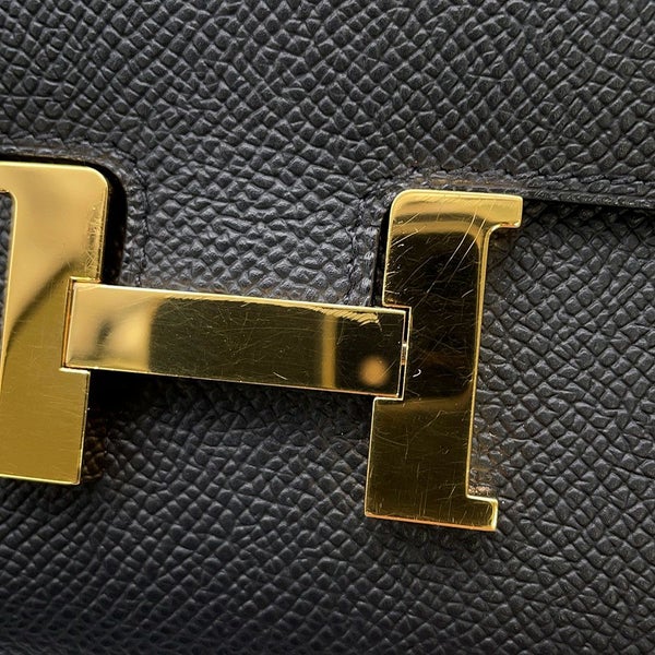 エルメス 長財布 コンスタンス トゥーゴー ロング ブラック/ゴールド金具 エプソン K刻印 HERMES 財布
