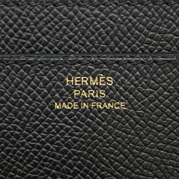 エルメス 長財布 コンスタンス トゥーゴー ロング ブラック/ゴールド金具 エプソン K刻印 HERMES 財布