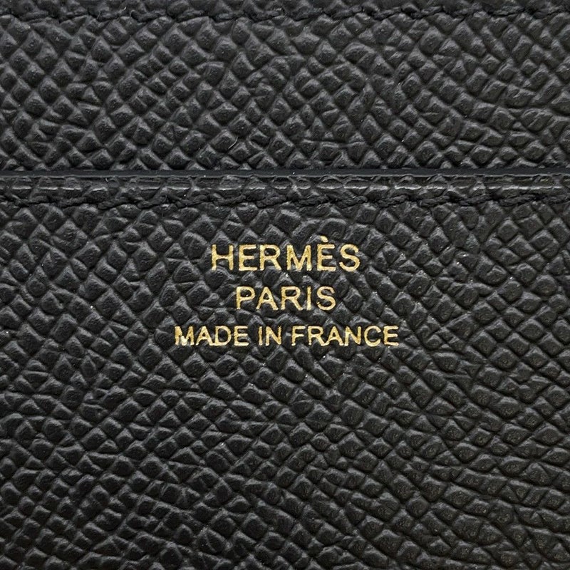 エルメス 長財布 コンスタンス トゥーゴー ロング ブラック/ゴールド金具 エプソン K刻印 HERMES 財布