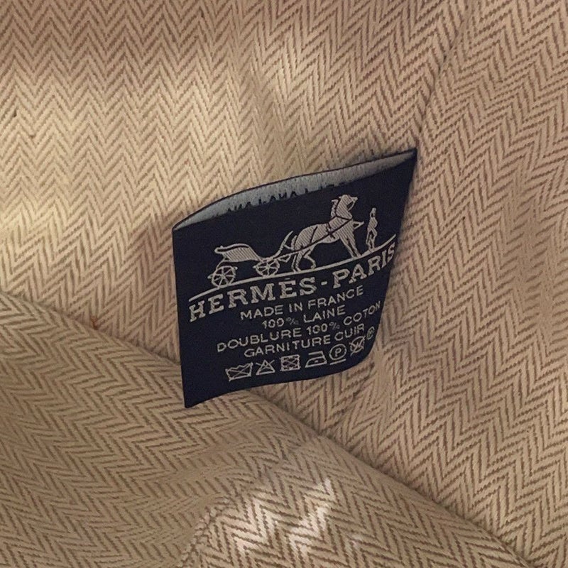 エルメス ポーチ ブリッド・ア・ブラックGM Hナッテ ウール HERMES 小物入れ