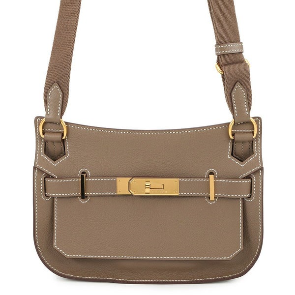 エルメス ジプシエール ミニ エトゥープ/ゴールド金具 エバーカラー B刻印 HERMES バッグ