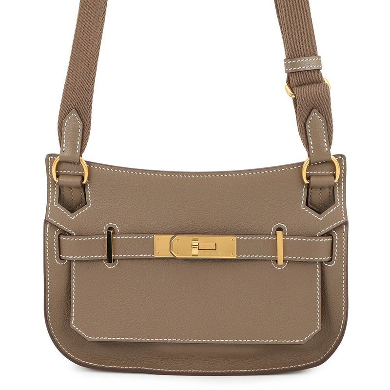 エルメス ジプシエール ミニ エトゥープ/ゴールド金具 エバーカラー B刻印 HERMES バッグ