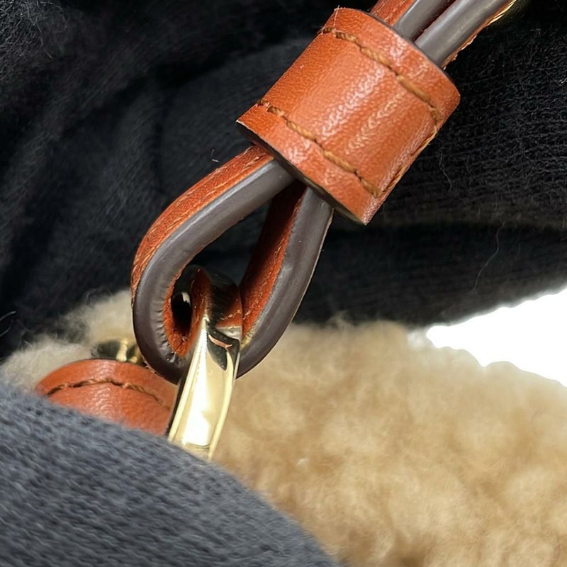 デルヴォー ハンドバッグ パン ミニ バケット シアリング AA0607BRZ0 Delvaux