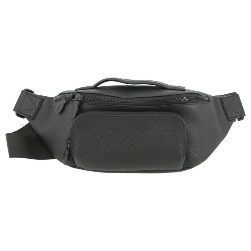 ルイヴィトン ボディバッグ モノグラム・シャドウ ラッシュ・バムバッグ M47058ウエストバッグ 黒 ブラック
