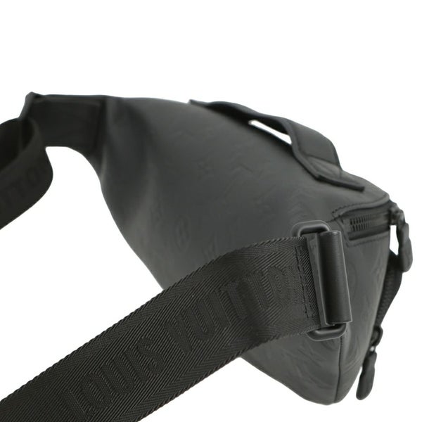 ルイヴィトン ボディバッグ モノグラム・シャドウ ラッシュ・バムバッグ M47058ウエストバッグ 黒 ブラック