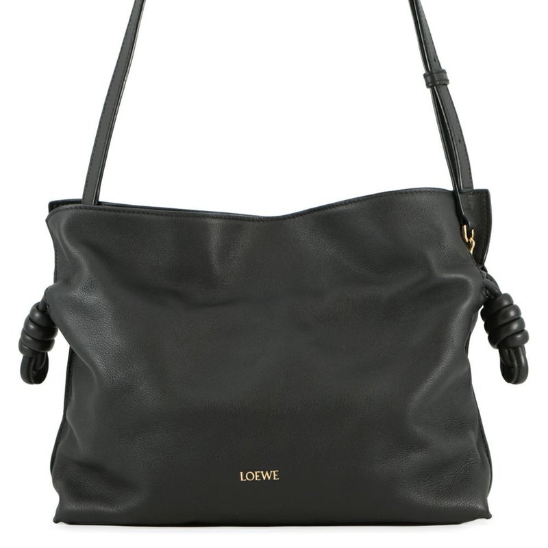 ロエベ ショルダーバッグ フラメンコ クラッチ ミディアム ナパカーフレザー A411FC1XBF 2wayクラッチバッグ 黒