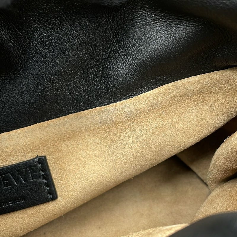 ロエベ ショルダーバッグ フラメンコ クラッチ ミディアム ナパカーフレザー A411FC1XBF 2wayクラッチバッグ 黒