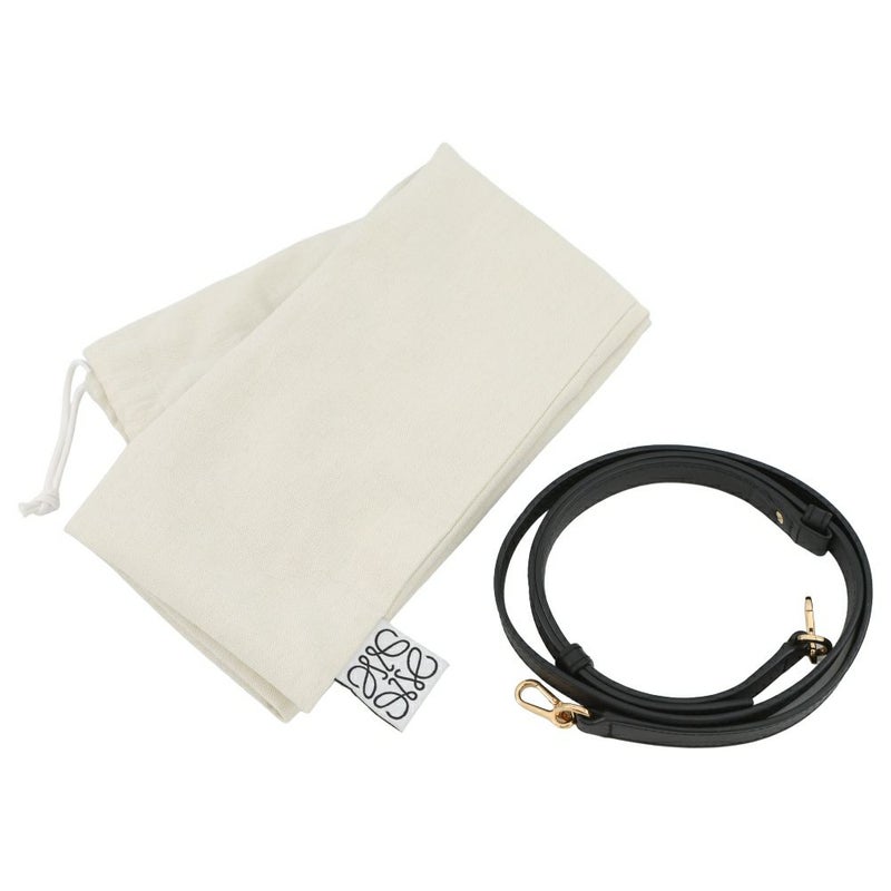 ロエベ ショルダーバッグ フラメンコ クラッチ ミディアム ナパカーフレザー A411FC1XBF 2wayクラッチバッグ 黒