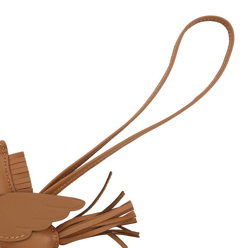 エルメス バッグチャーム ロデオ ペガサス PM ゴールド ラムスキン K刻印 HERMES チャーム オーナメント