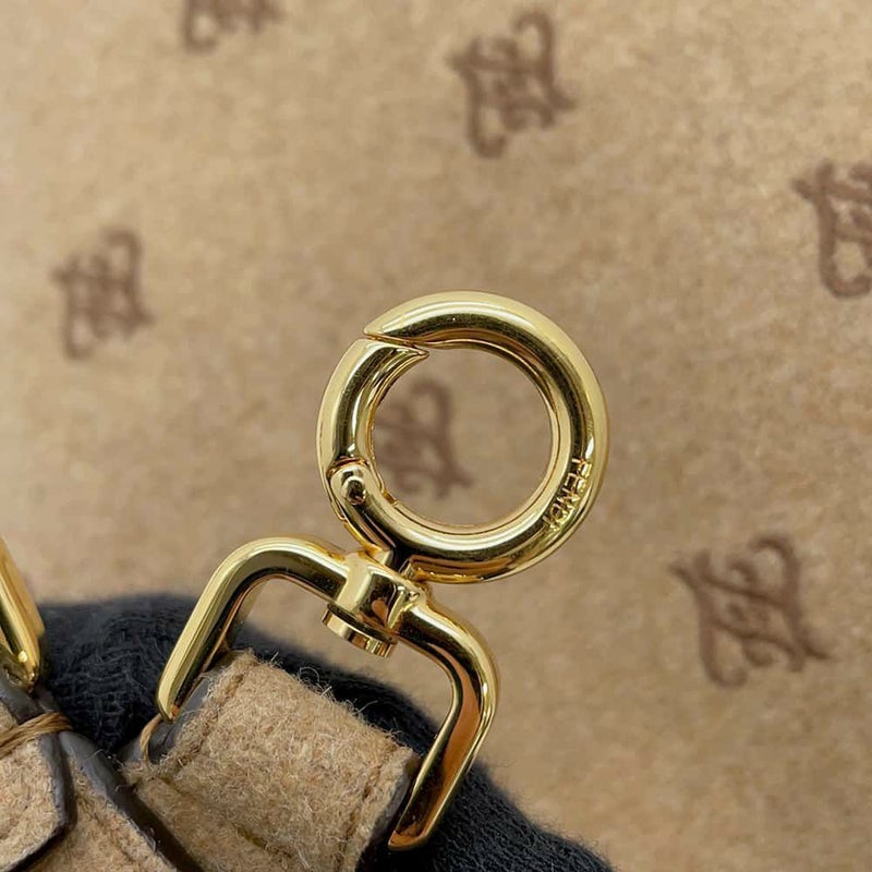 フェンディ ショルダーバッグ ファースト フランネル ミディアム 8BP127 FENDI 2wayクラッチバッグ