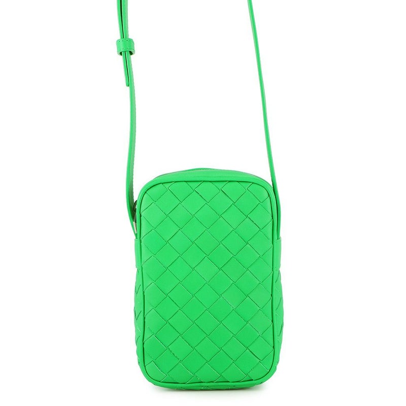 ボッテガヴェネタ ショルダーバッグ イントレチャート フォンポーチ 729296 BOTTEGA VENETA