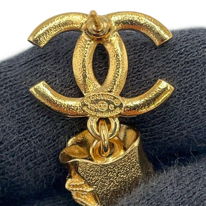 シャネル ピアス ココマーク ローラースケート ラインストーン メタル フェイクパール CHANEL アクセサリー