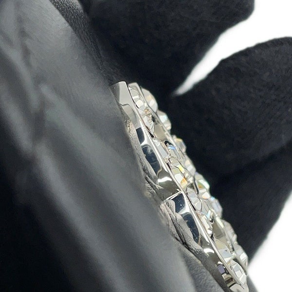 シャネル カードケース マトラッセ ココマーク ラインストーン ラムスキン AP3990 CHANEL 定期入れ 名刺入れ パスケース 黒