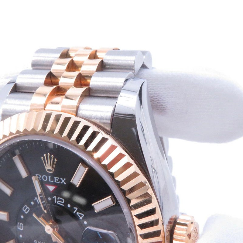 ロレックス スカイドゥエラー 336933 SS/K18イエローゴールド コンビ 腕時計 ウォッチ 黒文字盤