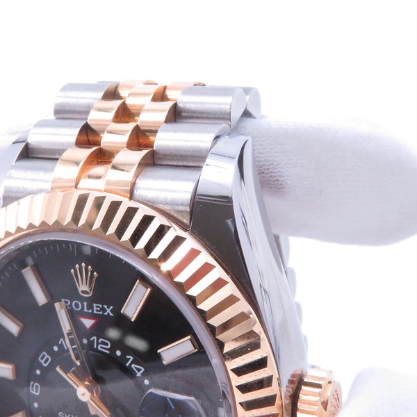 ロレックス スカイドゥエラー 336933 SS/K18イエローゴールド コンビ 腕時計 ウォッチ 黒文字盤