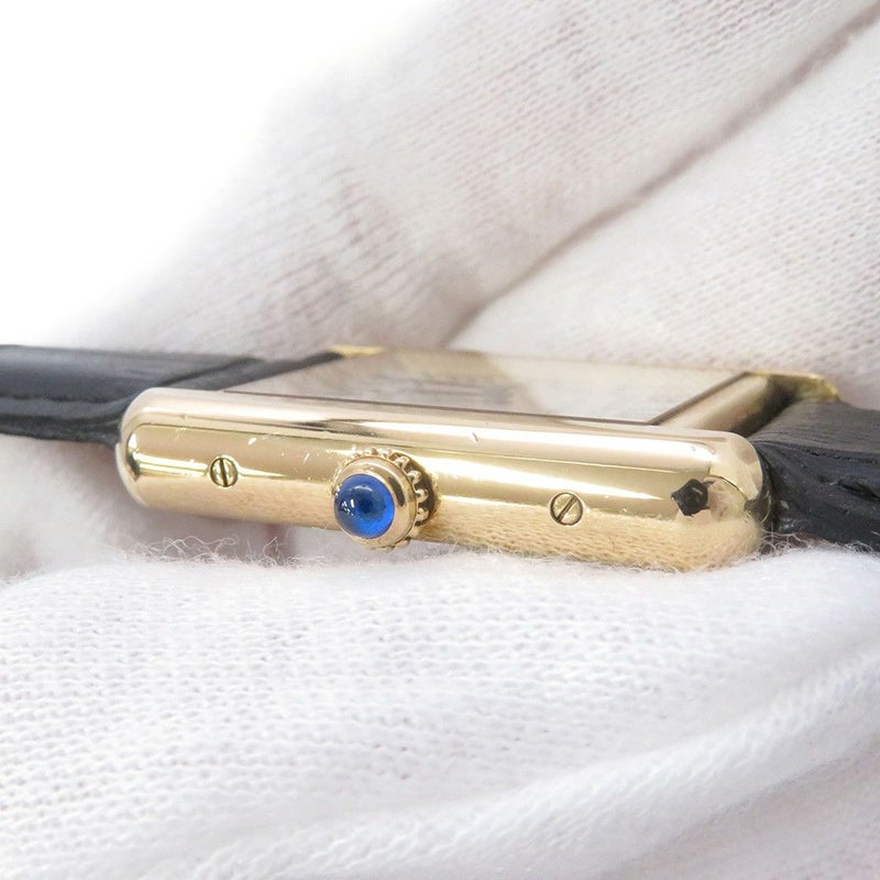 カルティエ タンクソロ SM W5200002 K18イエローゴールド/SS Cartier 腕時計 ウォッチ クォーツ シルバー文字盤