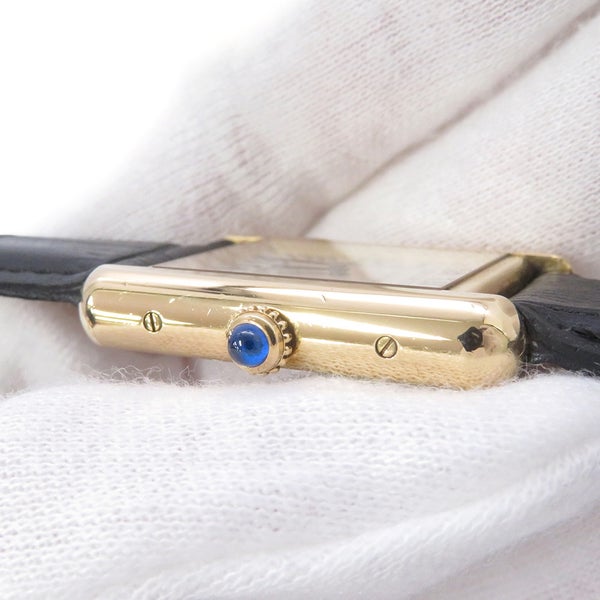 カルティエ タンクソロ SM W5200002 K18イエローゴールド/SS Cartier 腕時計 ウォッチ クォーツ シルバー文字盤