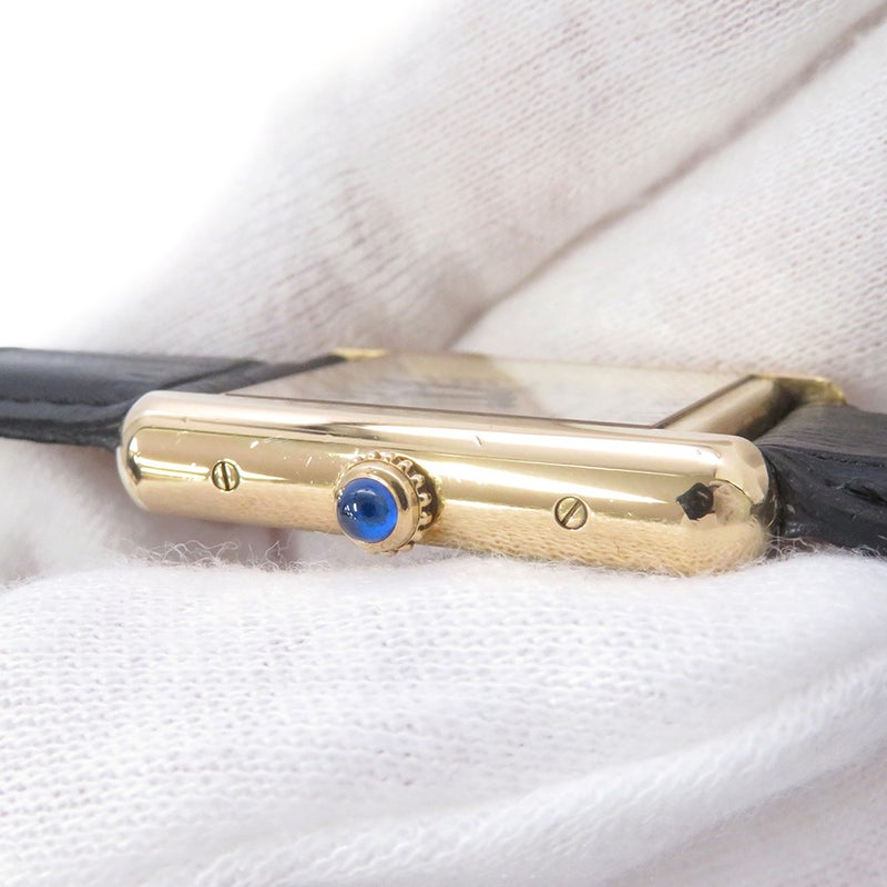 カルティエ タンクソロ SM W5200002 K18イエローゴールド/SS Cartier 腕時計 ウォッチ クォーツ シルバー文字盤