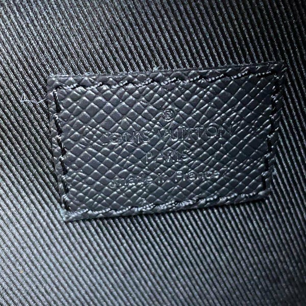 ルイヴィトン ボディバッグ モノグラム・エクリプス タイガ デュオ・スリングバッグ M30936 ブラック 黒