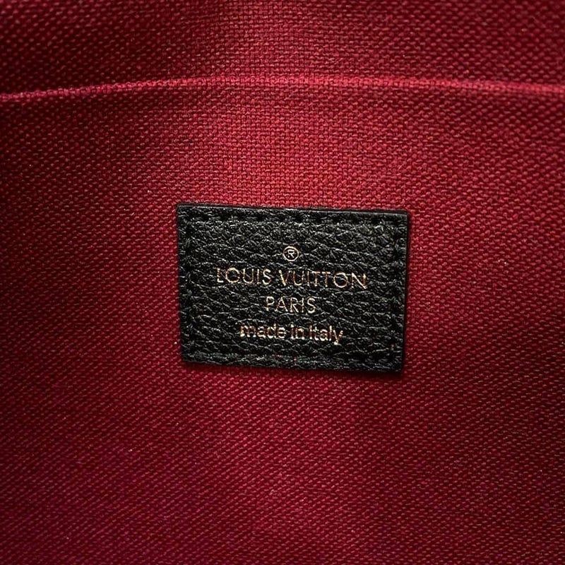 ルイヴィトン チェーンウォレット バイカラー モノグラム・アンプラント ポシェット・フェリシー M80482 黒