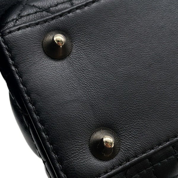 クリスチャン・ディオール ハンドバッグ MY ABCDIOR カナージュ M0538OCAL 2wayショルダー 黒