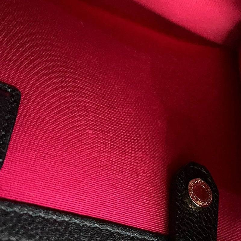 ブルガリ ハンドバッグ ブルガリブルガリ アルバ レザー BVLGARI 2way 黒 白