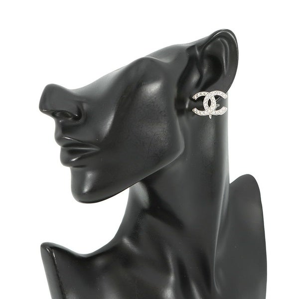 シャネル イヤリング ココマーク フェイクパール ラインストーン B25 B ABD478 CHANEL アクセサリー