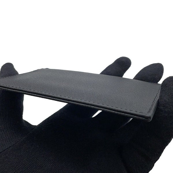 シャネル カードケース ココマーク ココボタン レザー CHANEL 財布 黒