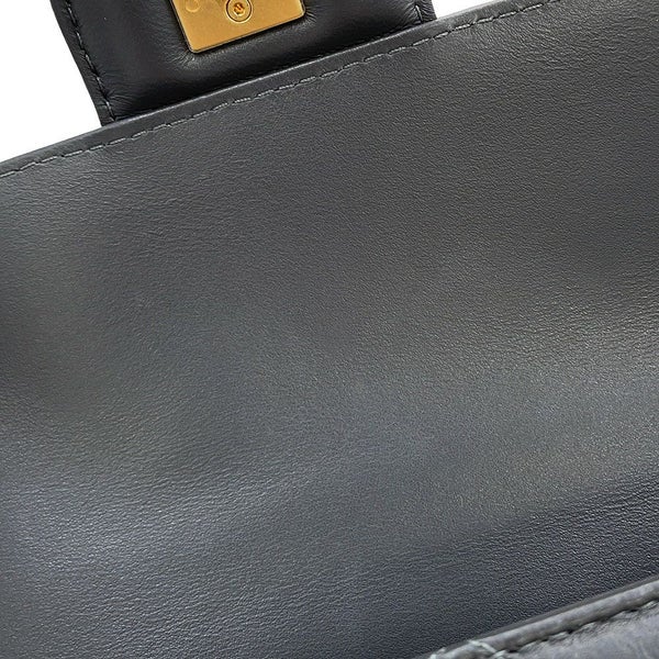 シャネル チェーンショルダーバッグ マトラッセ ココマーク トップハンドル ラムスキン AS4956 CHANEL