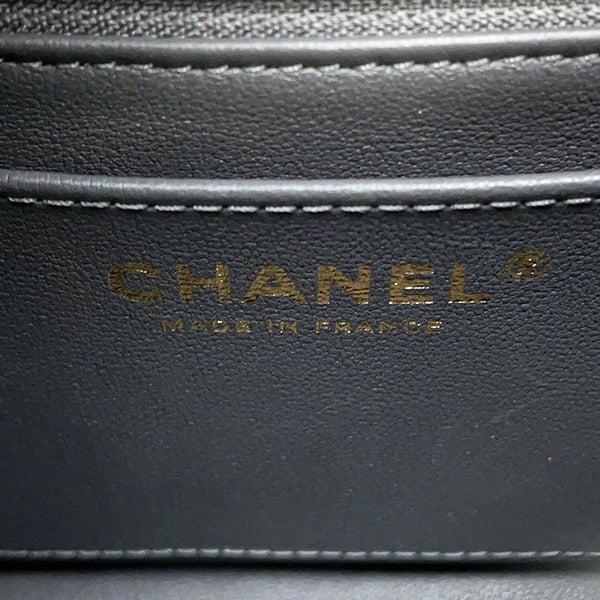 シャネル チェーンショルダーバッグ マトラッセ ココマーク トップハンドル ラムスキン AS4956 CHANEL