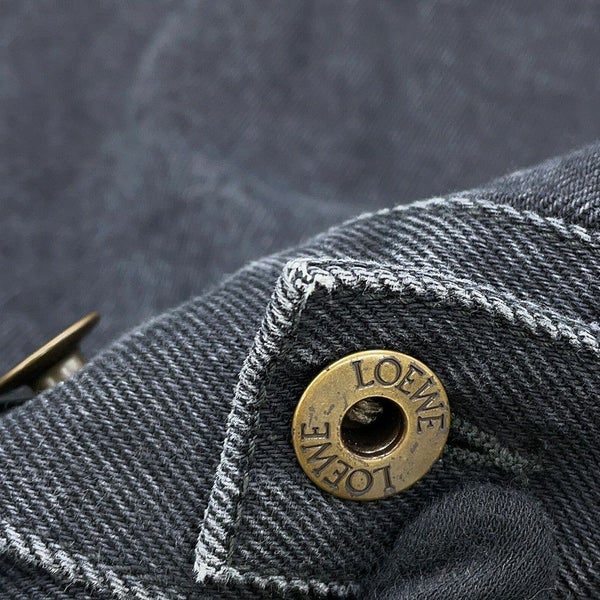 ロエベ ジャケット SUNA FUJITAコラボ マンドラゴラ デニムジャケット メンズサイズ44 H526Y50W15 アウター 黒