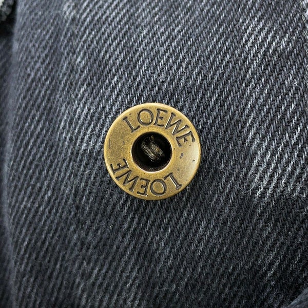 ロエベ ジャケット SUNA FUJITAコラボ マンドラゴラ デニムジャケット メンズサイズ44 H526Y50W15 アウター 黒