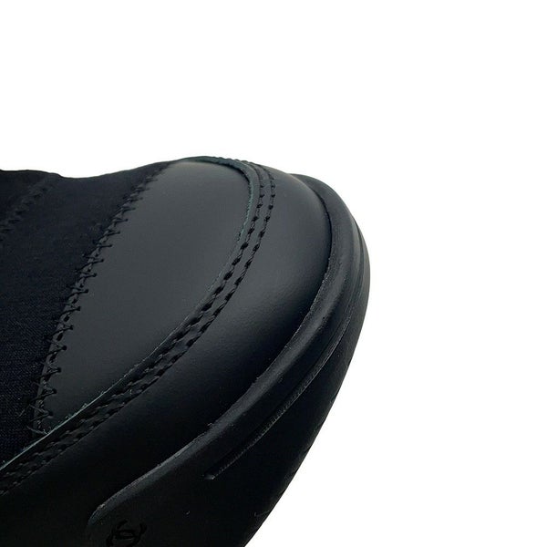 シャネル スニーカー ココマーク レディースサイズ38 G35617 CHANEL 靴 黒