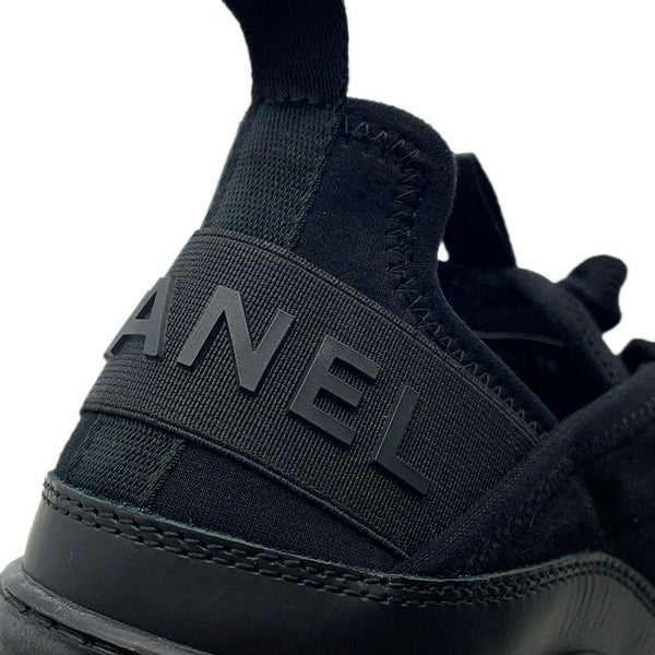 シャネル スニーカー ココマーク レディースサイズ38 G35617 CHANEL 靴 黒