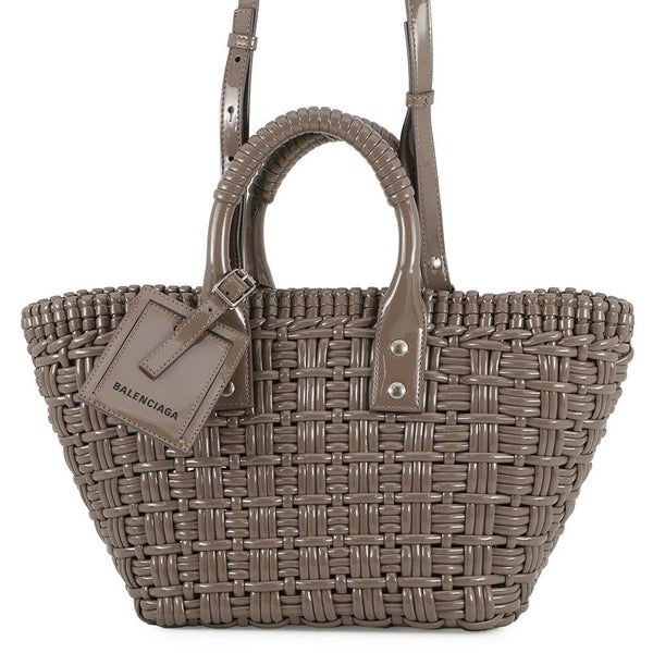 バレンシアガ ハンドバッグ ビストロXS パテントレザー 671342 BALENCIAGA 2way ショルダーバッグ