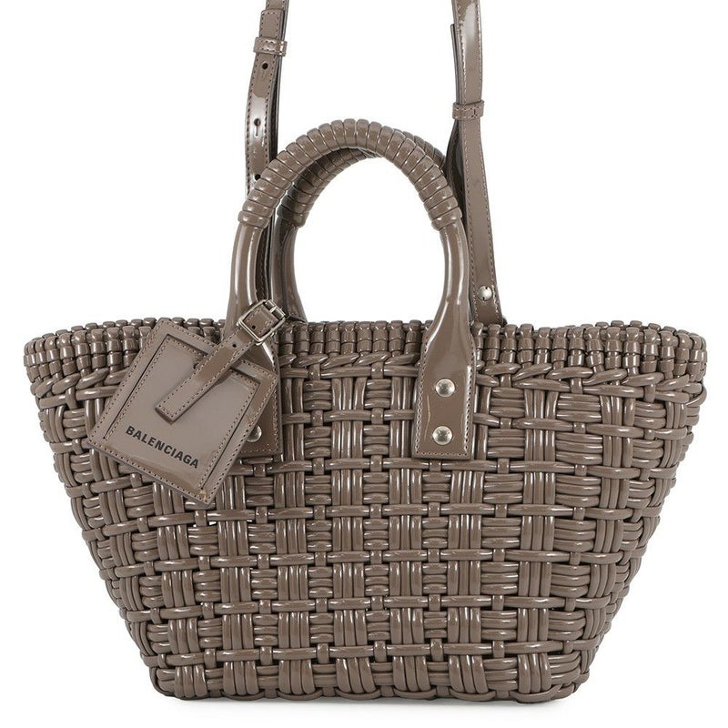 バレンシアガ ハンドバッグ ビストロXS パテントレザー 671342 BALENCIAGA 2way ショルダーバッグ