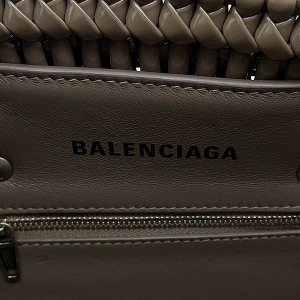 バレンシアガ ハンドバッグ ビストロXS パテントレザー 671342 BALENCIAGA 2way ショルダーバッグ