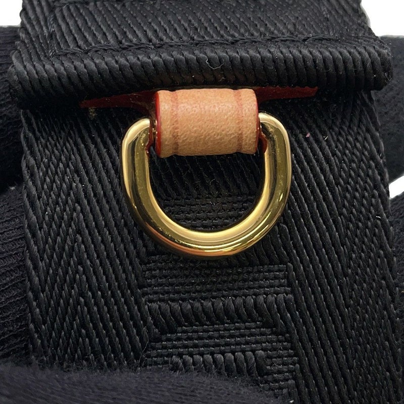 ルイヴィトン ショルダーストラップ モノグラム コインケース付き 幅4cm J02493 LOUIS VUITTON ヴィトン ポーチ付き 黒