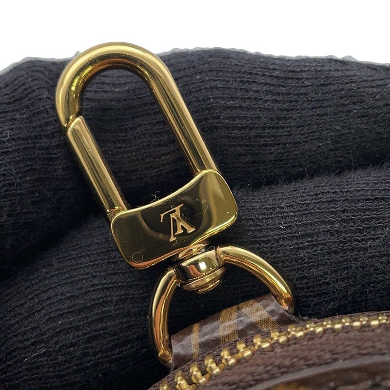 ルイヴィトン ショルダーストラップ モノグラム コインケース付き 幅4cm J02493 LOUIS VUITTON ヴィトン ポーチ付き 黒