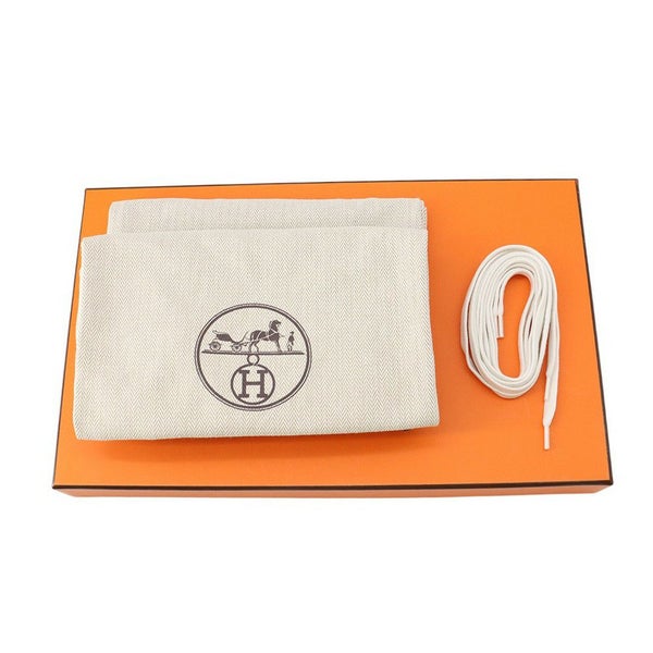 エルメス スニーカー バウンシング レザー レディースサイズ37 HERMES 靴 白