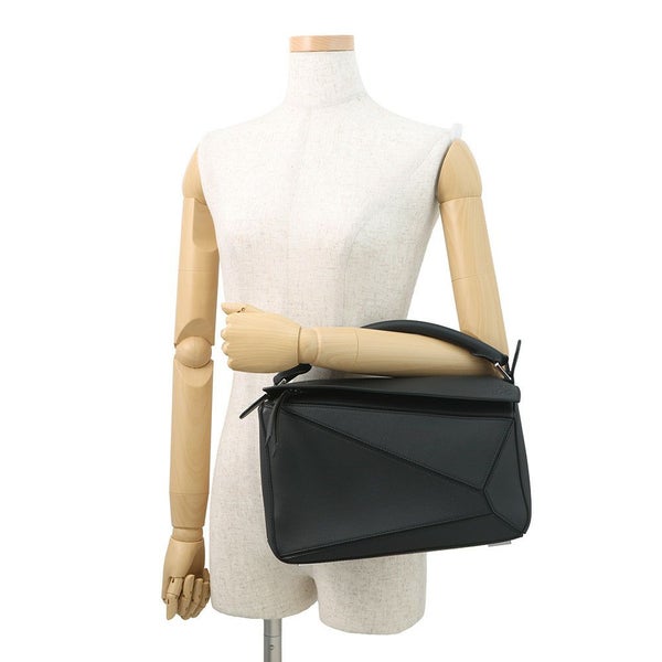 ロエベ ハンドバッグ パズルバッグ ミディアム レザー LOEWE 2way 黒 セール品
