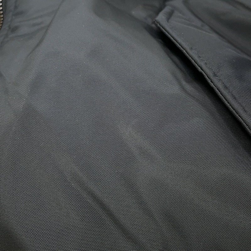 バレンシアガ ダウンジャケット ワッペン ラージフィット ボンバージャケット サイズ46 839101 アウター 黒 ユニセックス