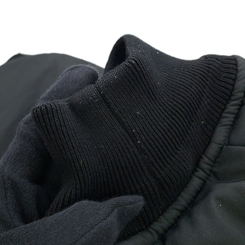 バレンシアガ ダウンジャケット ワッペン ラージフィット ボンバージャケット サイズ46 839101 アウター 黒 ユニセックス