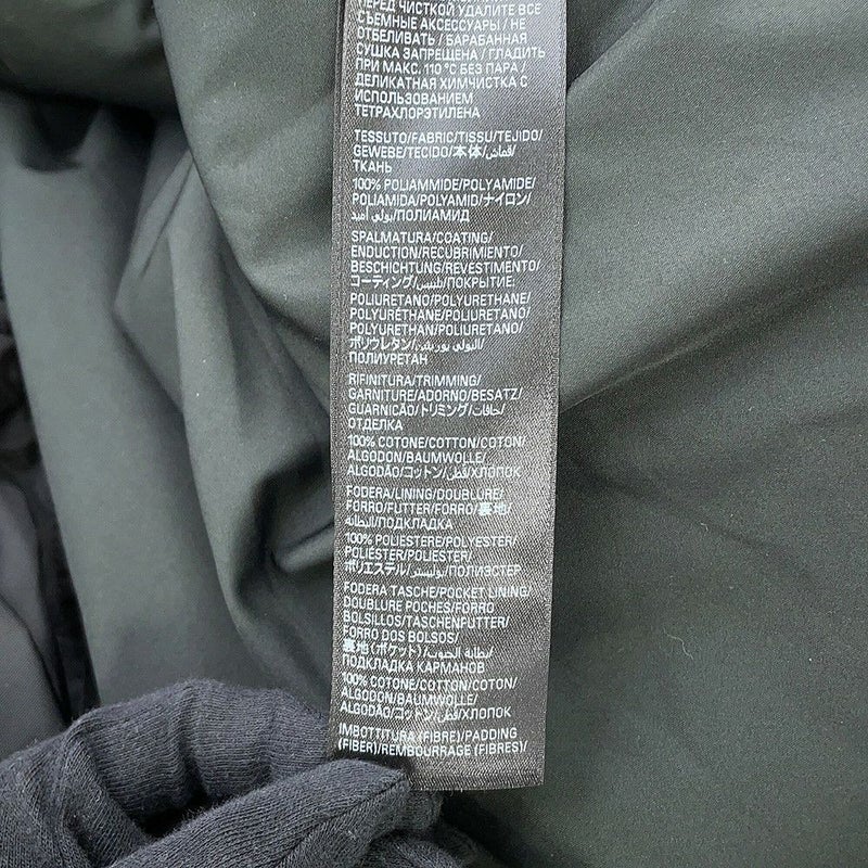 バレンシアガ ダウンジャケット ワッペン ラージフィット ボンバージャケット サイズ46 839101 アウター 黒 ユニセックス