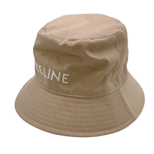 セリーヌ ハット ロゴ コットン サイズ S CELINE 帽子