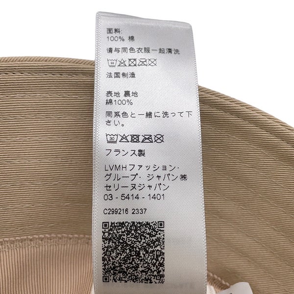 セリーヌ ハット ロゴ コットン サイズ S CELINE 帽子