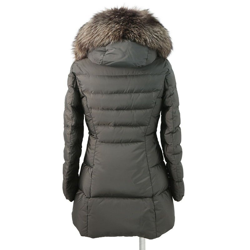 プラダ ダウンコート ブルーフォックスファー レディースサイズ36S 290696 PRADA ダウンジャケット