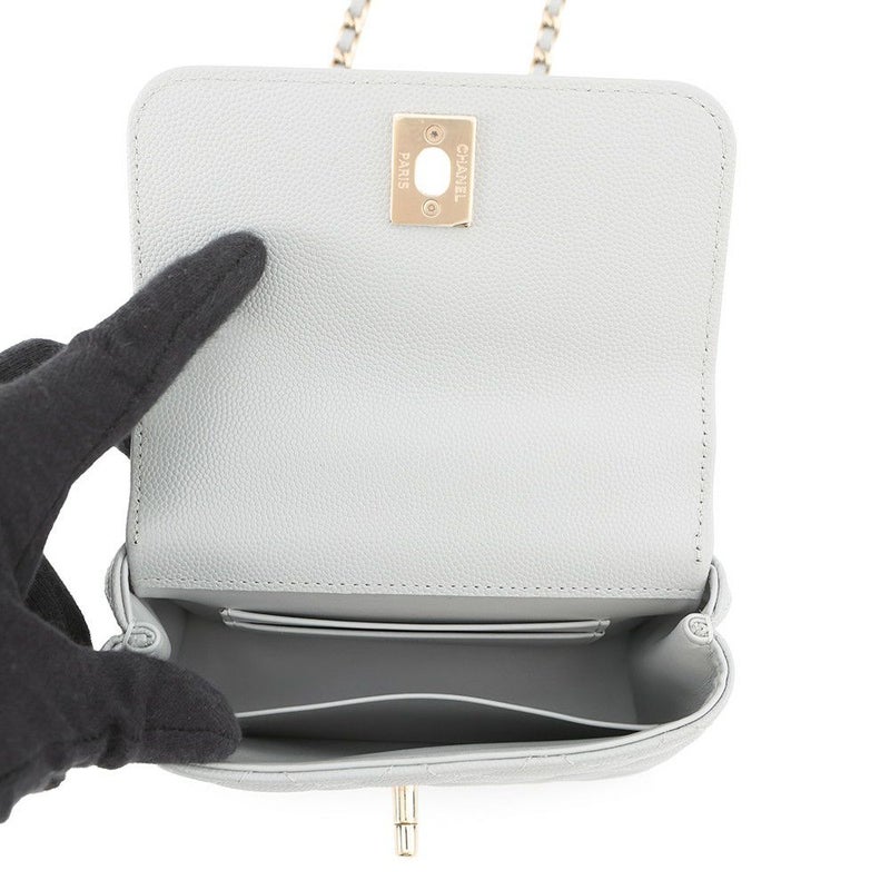 シャネル ハンドバッグ マトラッセ ココハンドル ミニミニ キャビアスキン AP4244 2wayチェーンショルダー