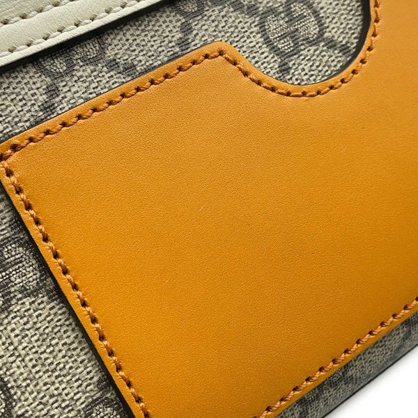 グッチ チェーンショルダーバッグ GGスプリーム/レザー パドロック スモール 409487 Wチェーンショルダー