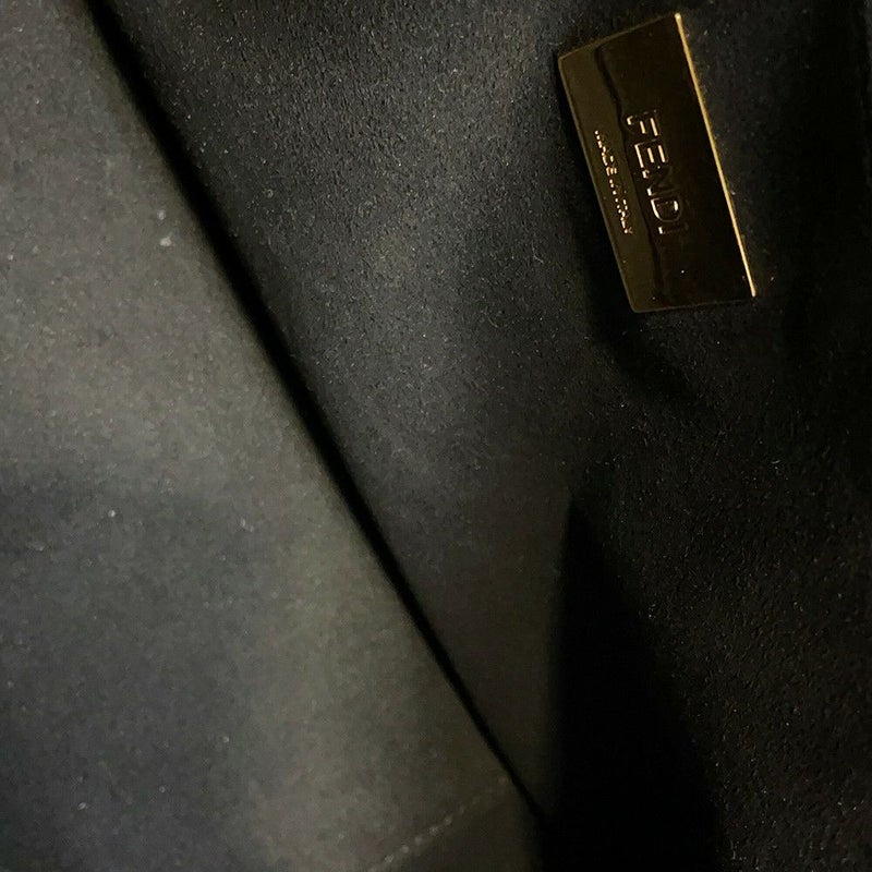 フェンディ ハンドバッグ セレリア FF トート スモール レザー 8BH367 2way FENDI ショルダーバッグ 黒